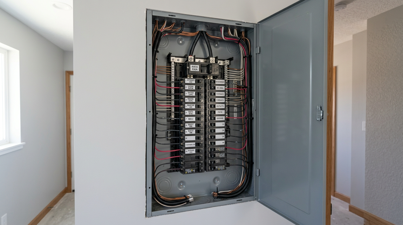 Residential electrical panel upgrade